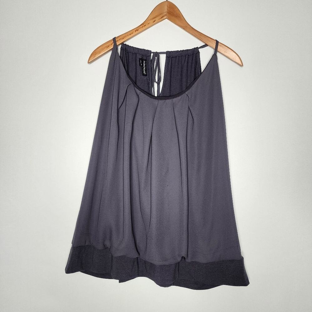 🌻3 For $18 Maurices Gray Sleeveless Top Women's Size XL